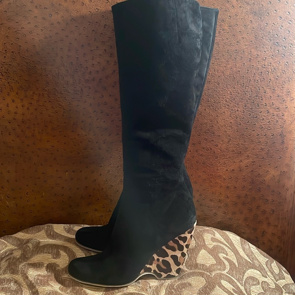 Giuseppe Zanotti mohair suede boots